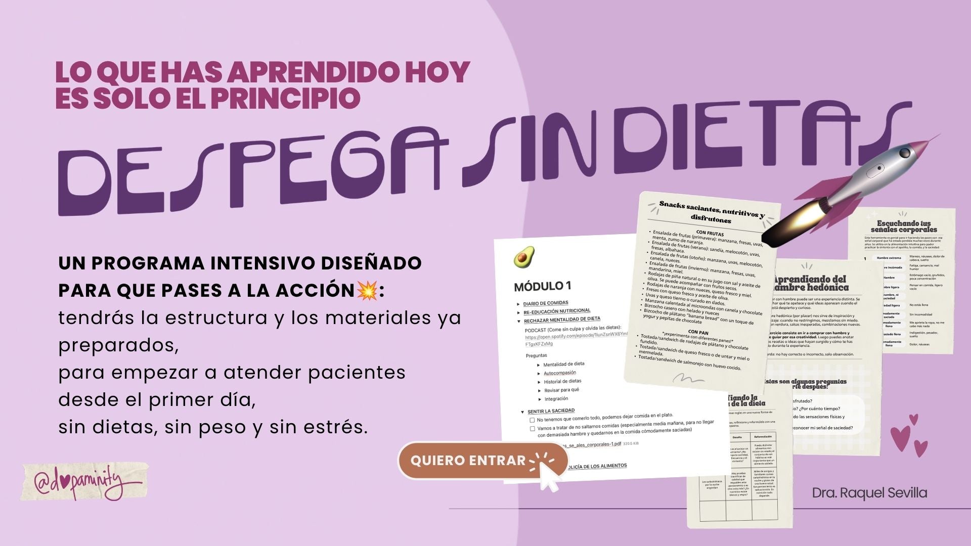 DESPEGA SIN DIETAS - PROGRAMA INTENSIVO